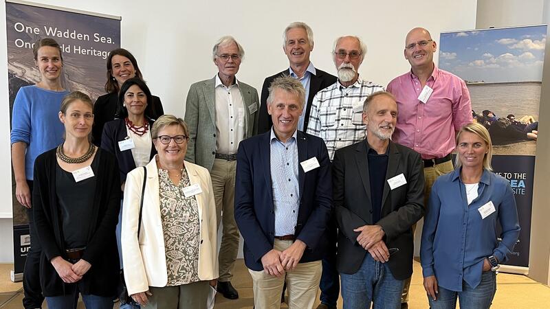 Speakers and organisers of the Wadden Sea Day 2023. © CWSS/ Bostelmann.